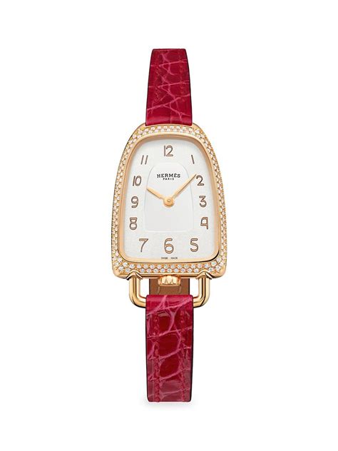 hermes watch rose gold square leather strap|hermes shoes sale.